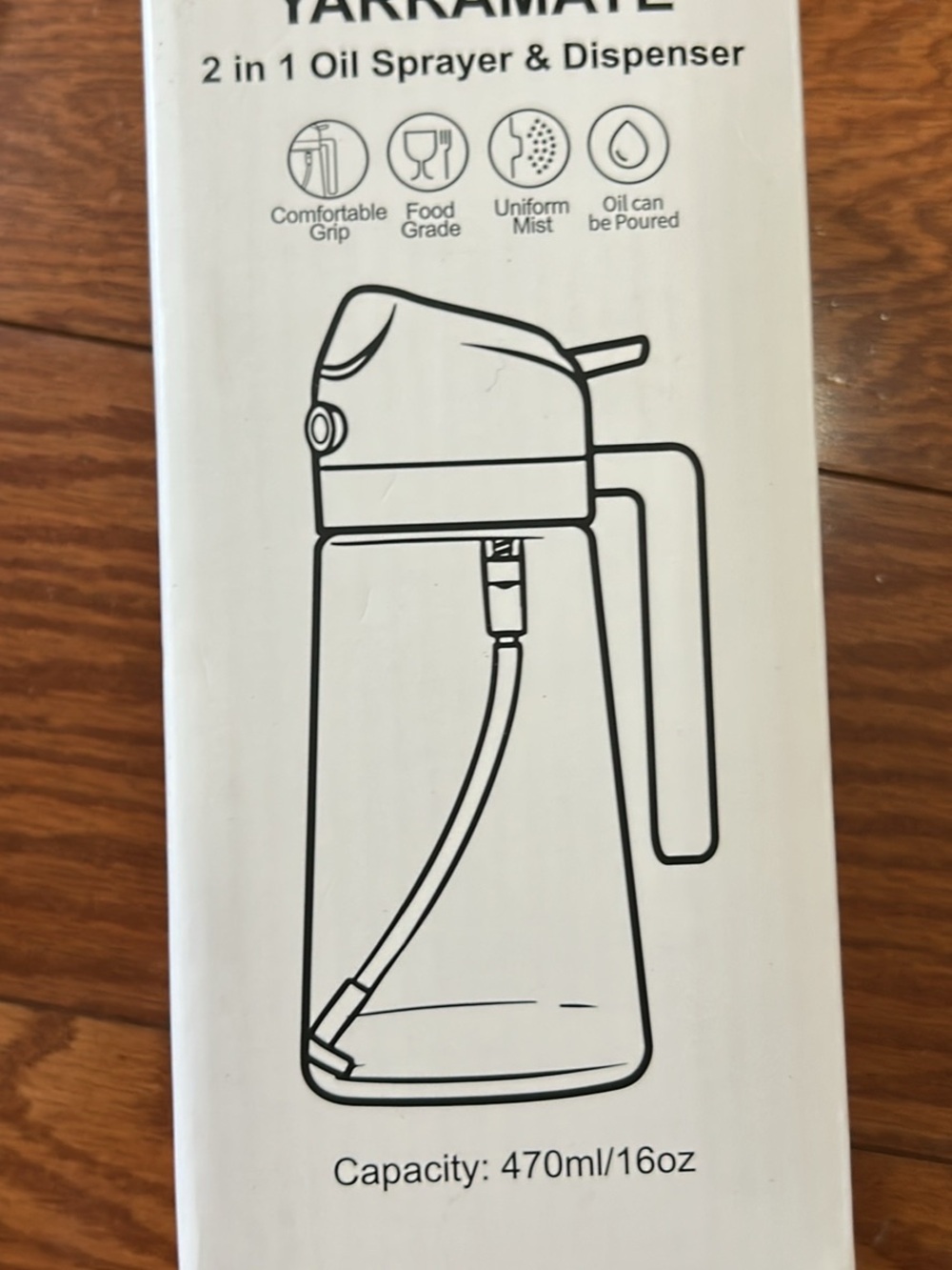 2-in-1 Oil Sprayer & Dispenser - White